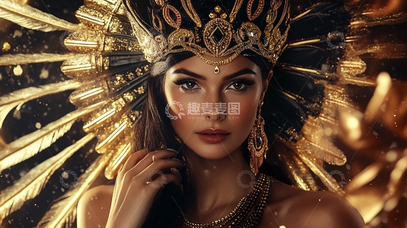 高清大图下载【趣麦麦图】-埃及艳后