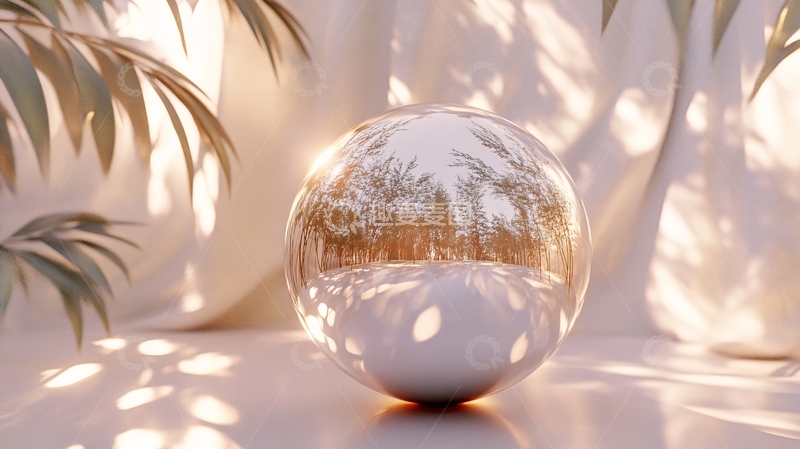 高清大图下载【趣麦麦图】华丽球体节日邀请