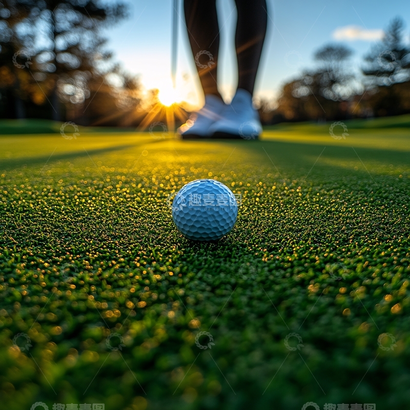 高清大图下载【趣麦麦图】集中在前景高尔夫球