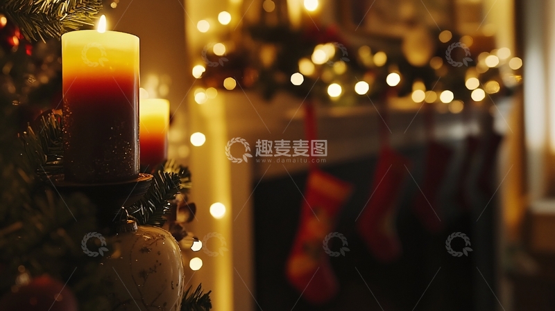 高清大图下载【趣麦麦图】平安夜圣诞氛围2