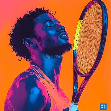 网球运动插画20