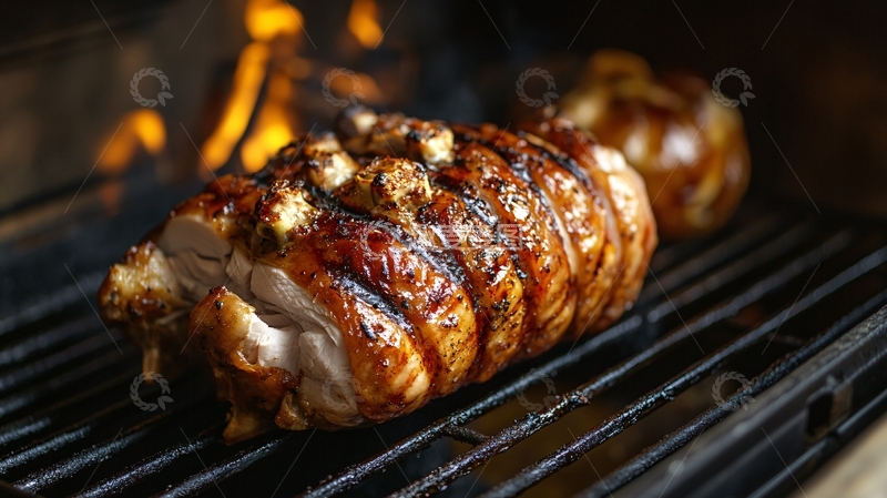 高清大图下载【趣麦麦图】炭烤花卷