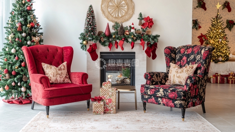 高清大图下载【趣麦麦图】美式圣诞风格17