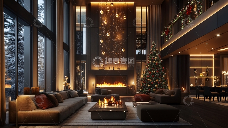 高清大图下载【趣麦麦图】美式圣诞风格15