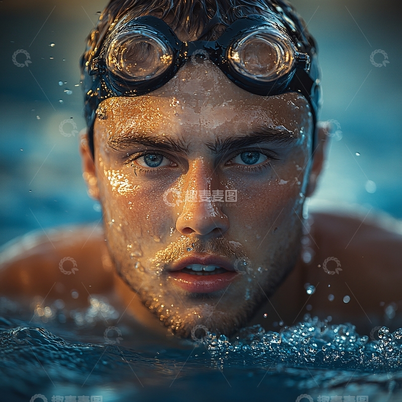 高清大图下载【趣麦麦图】休闲运动游泳2