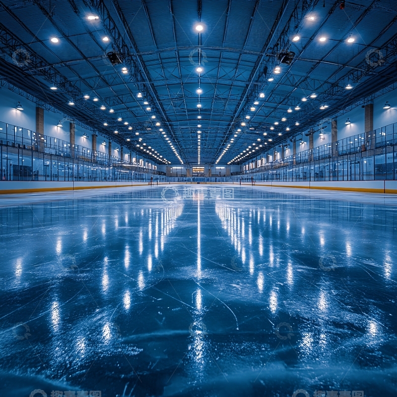 高清大图下载【趣麦麦图】室内冰场