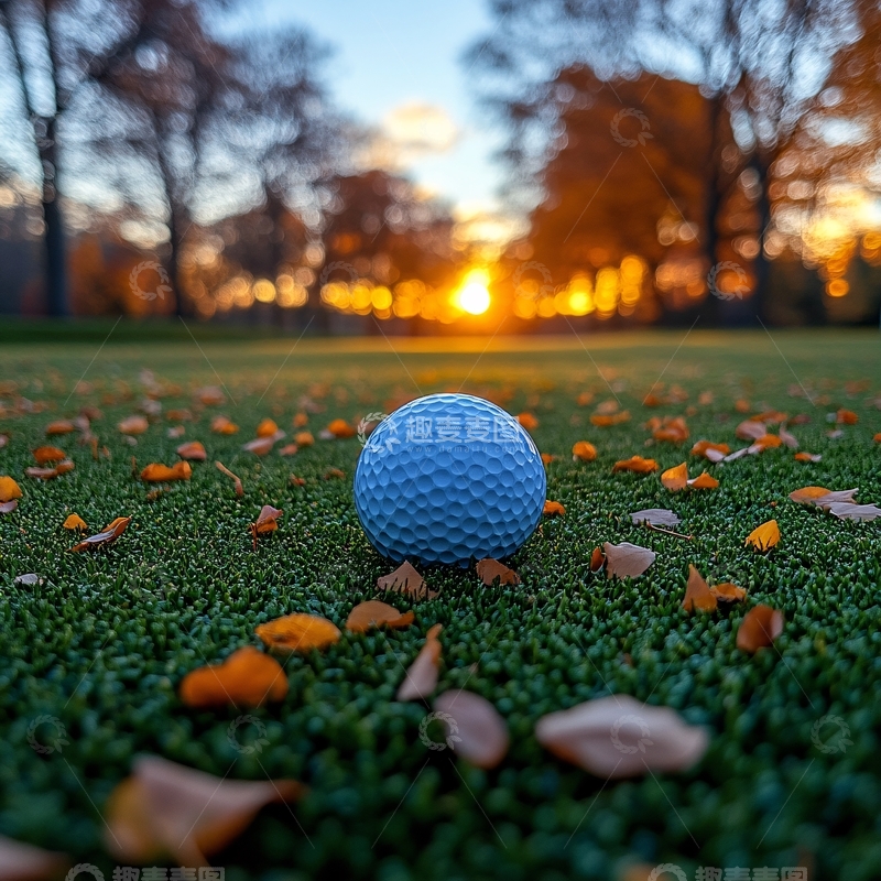 高清大图下载【趣麦麦图】集中在前景高尔夫球1