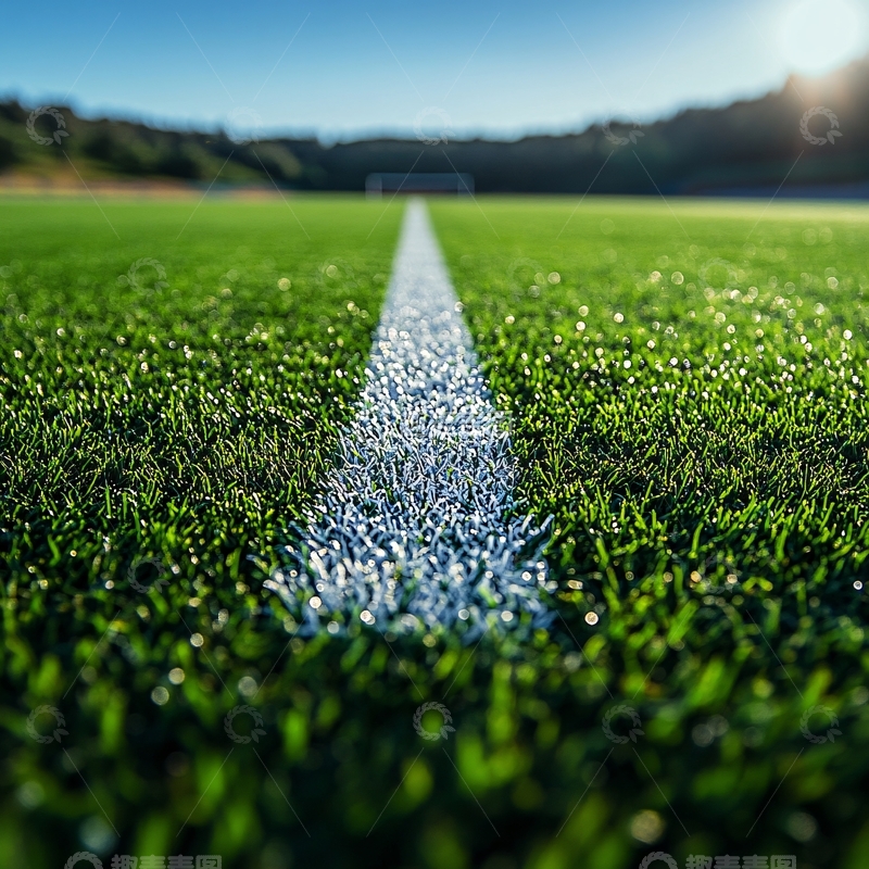 高清大图下载【趣麦麦图】绿茵场特写8
