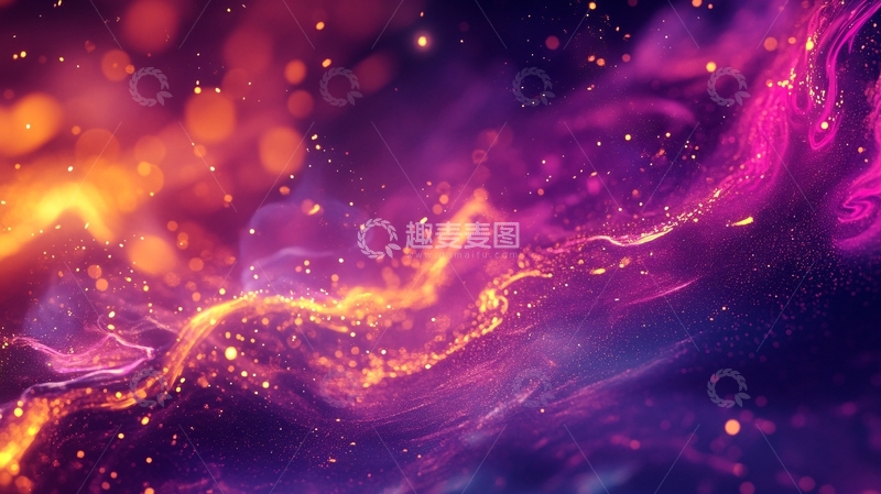 高清大图下载【趣麦麦图】唯美飘逸活力紫色梦幻5