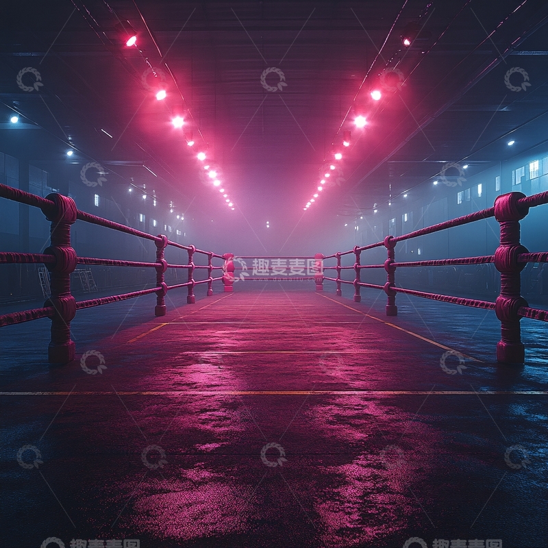 高清大图下载【趣麦麦图】霓虹走廊8