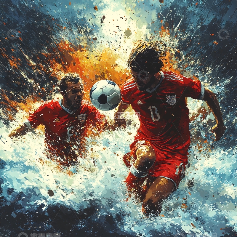 高清大图下载【趣麦麦图】足球比赛体育竞技4