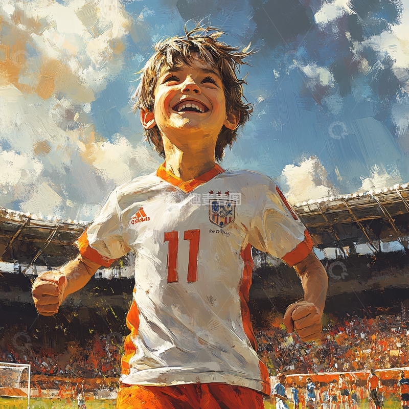 高清大图下载【趣麦麦图】足球男孩壁纸