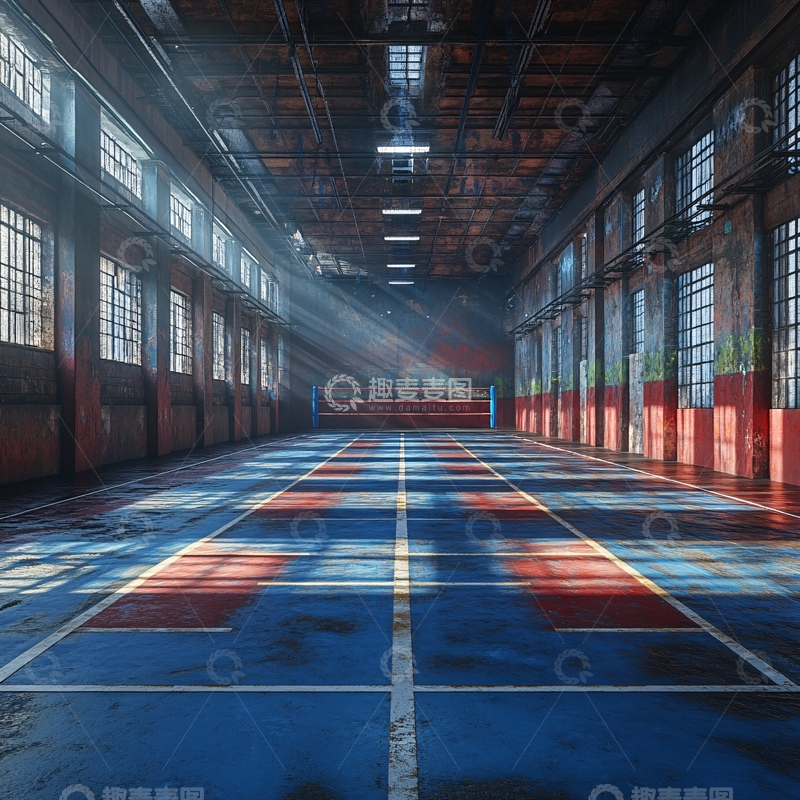 高清大图下载【趣麦麦图】厂房风格车间风格背景1