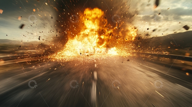 高清大图下载【趣麦麦图】爆炸效果图1