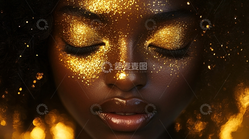 高清大图下载【趣麦麦图】非洲黑美人1