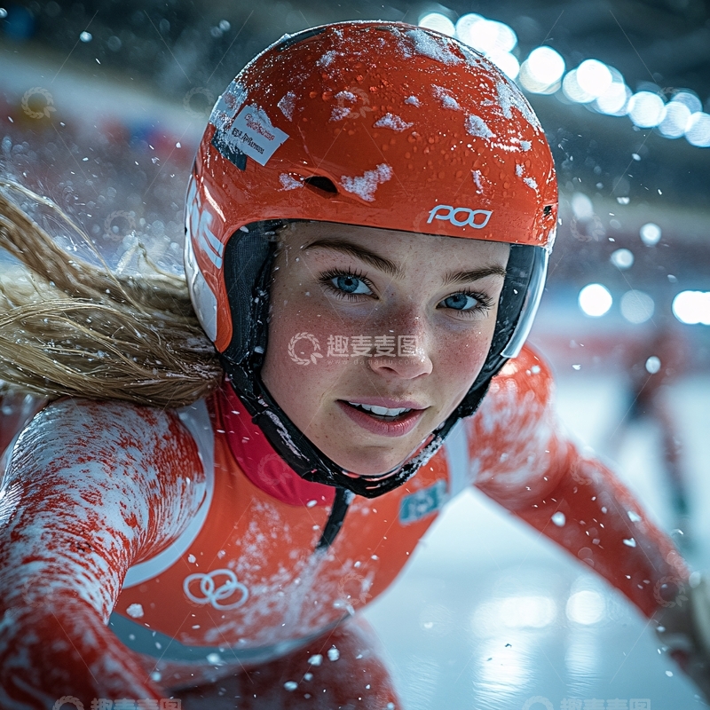 高清大图下载【趣麦麦图】-速度滑冰比赛