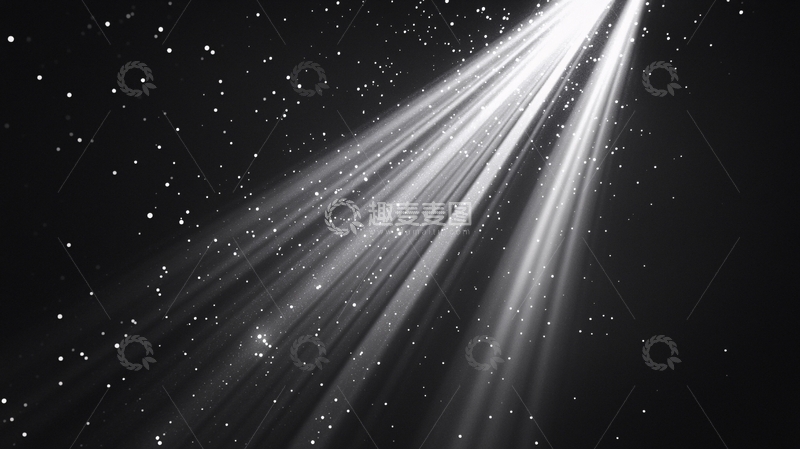 高清大图下载【趣麦麦图】光束星光灯效2