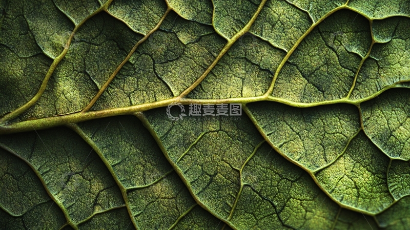 高清大图下载【趣麦麦图】菜叶脉络