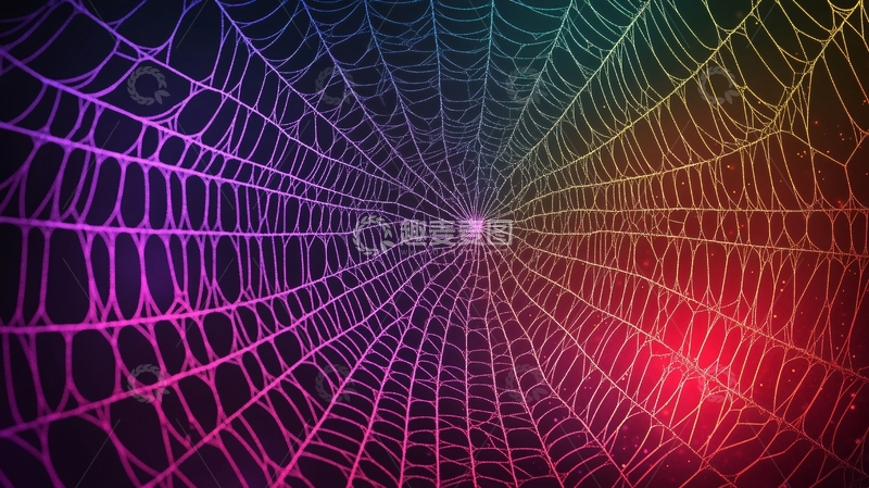 高清大图下载【趣麦麦图】蜘蛛网背景