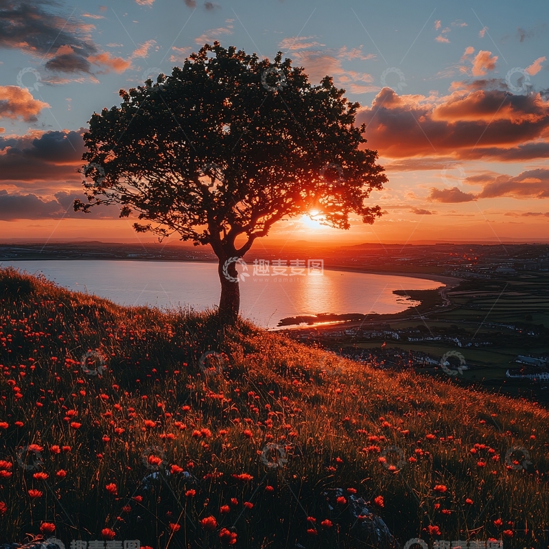 高清大图下载【趣麦麦图】唯美阳光小树29