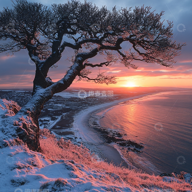 高清大图下载【趣麦麦图】冬日唯美树景3