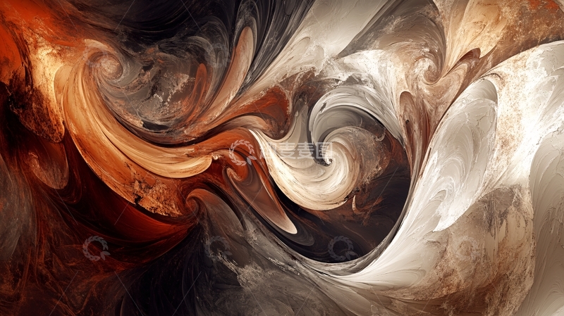 高清大图下载【趣麦麦图】抽像艺术华丽劈壁纸1