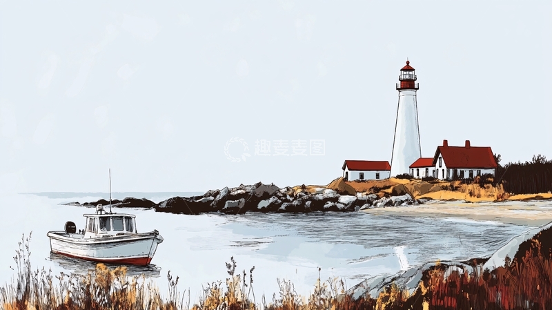 高清大图下载【趣麦麦图】加拿大插画