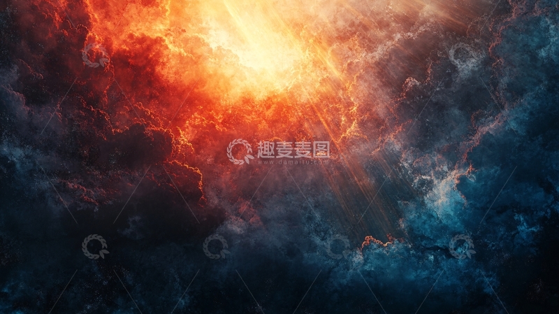 高清大图下载【趣麦麦图】炫彩抽象肌理酸性背景3