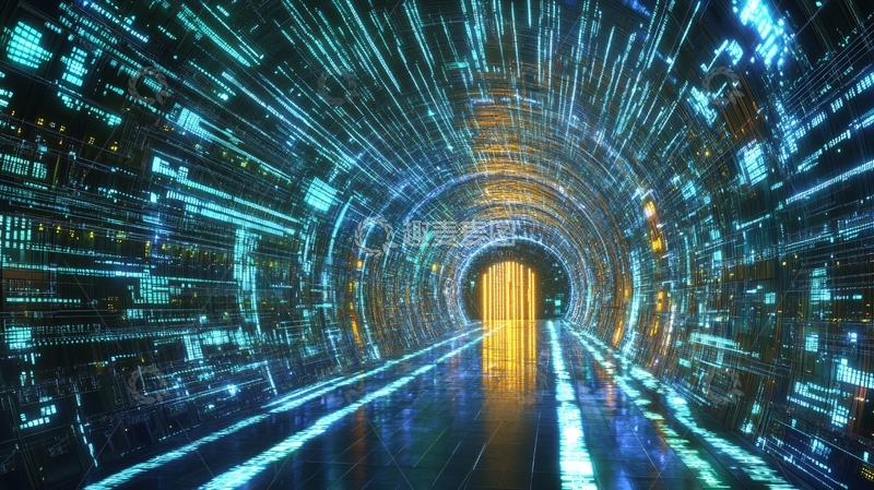 高清大图下载【趣麦麦图】数字隧道19