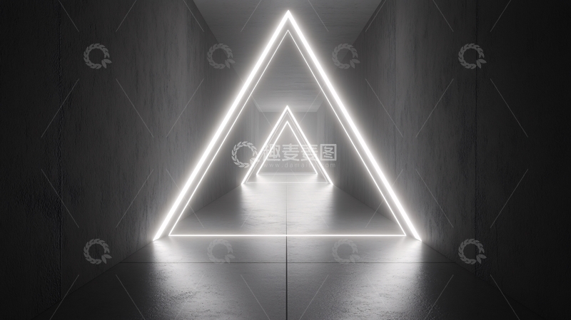 高清大图下载【趣麦麦图】几何房间