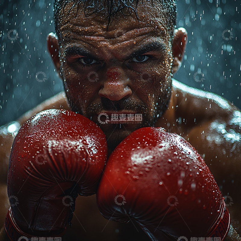 高清大图下载【趣麦麦图】拳击比赛运动