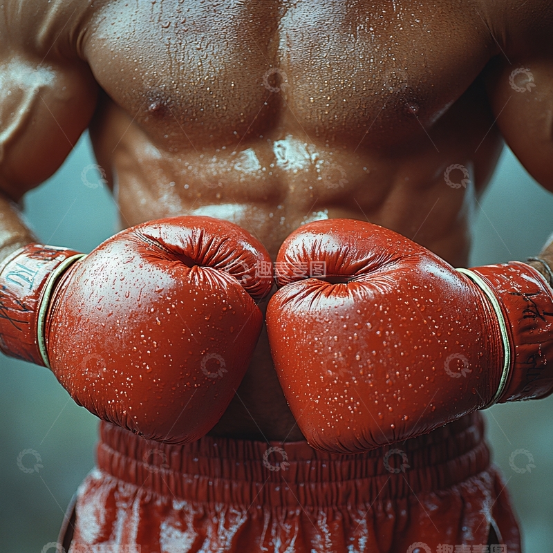 高清大图下载【趣麦麦图】拳击散打全民健身