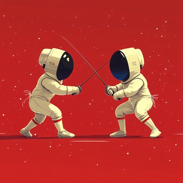 武术功夫击剑体育竞技