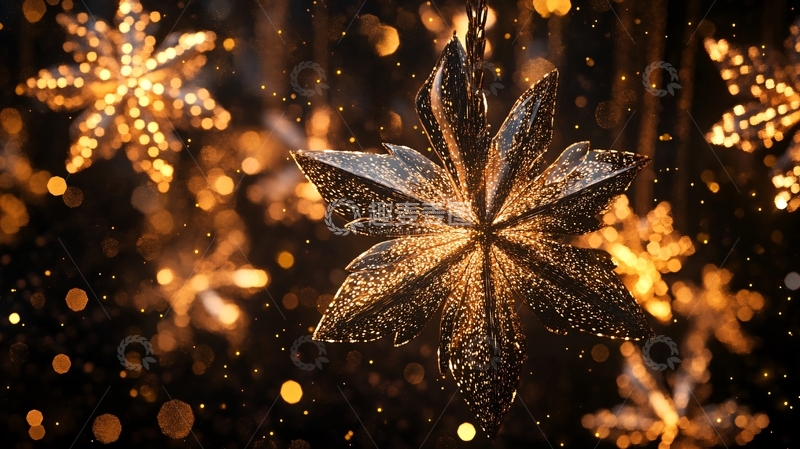 高清大图下载【趣麦麦图】唯美梦幻枫叶8