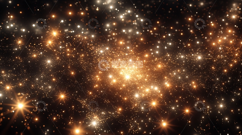 高清大图下载【趣麦麦图】璀璨星光抽象背景1