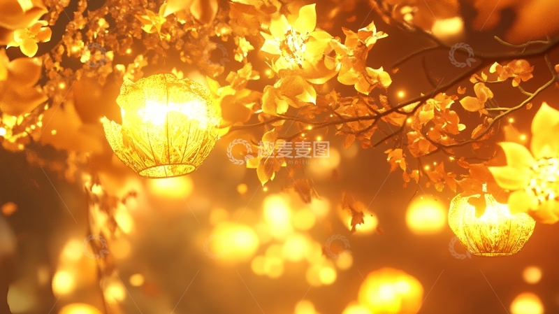 高清大图下载【趣麦麦图】唯美灯饰背景