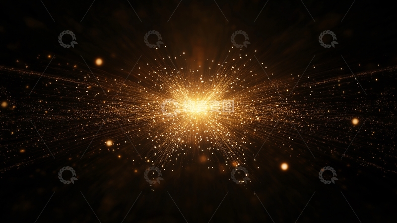 高清大图下载【趣麦麦图】金色无限科技背景26