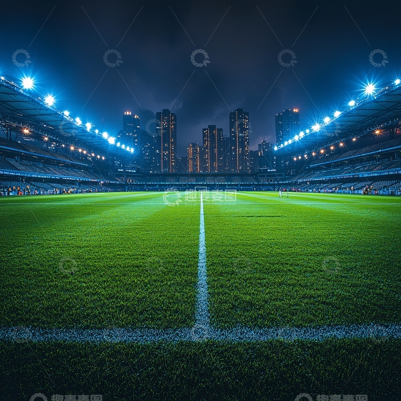 高清大图下载【趣麦麦图】现代化体育场背景素材4