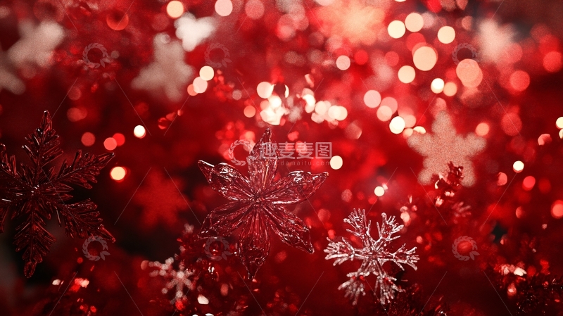 高清大图下载【趣麦麦图】唯美雪花18