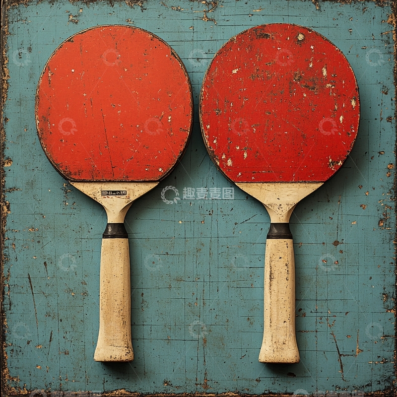 高清大图下载【趣麦麦图】古代乒乓球拍
