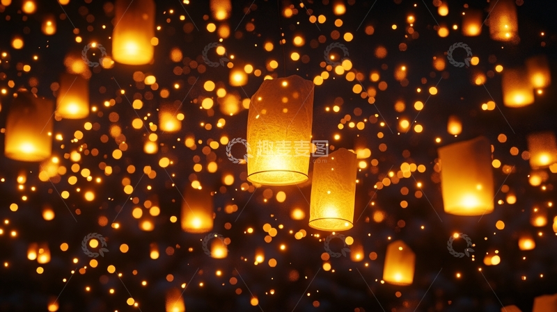 高清大图下载【趣麦麦图】新年庆典闪耀夜