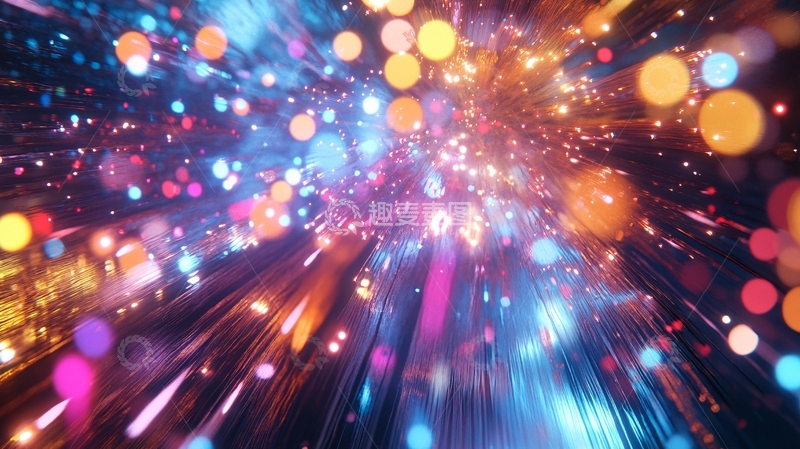 高清大图下载【趣麦麦图】炫酷光晕背景3