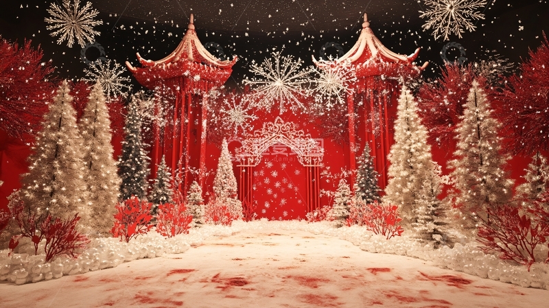 高清大图下载【趣麦麦图】冰雪主题婚礼留影区