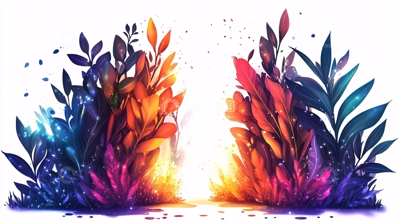 高清大图下载【趣麦麦图】炫彩植物