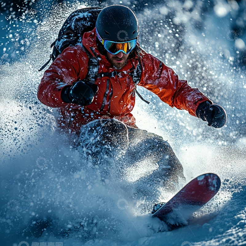 体育运动单板滑雪1