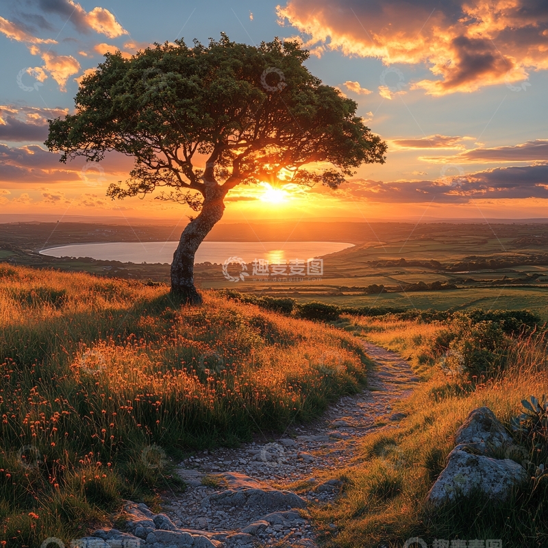 高清大图下载【趣麦麦图】唯美阳光小树33