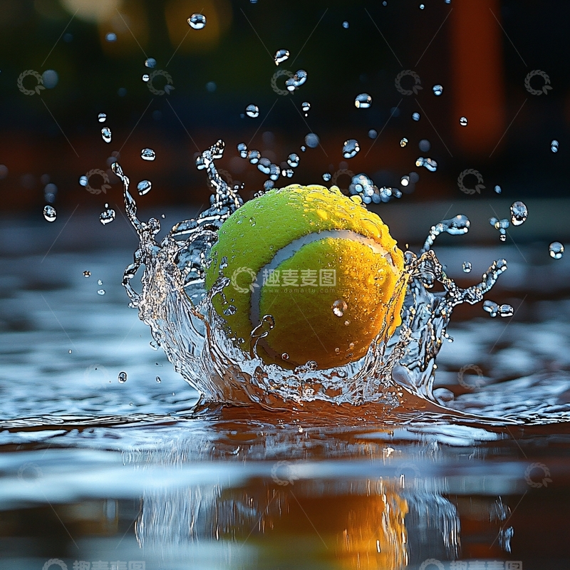 高清大图下载【趣麦麦图】水果落水瞬间4