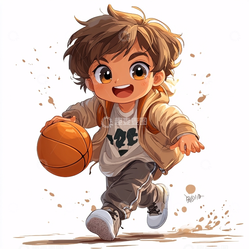 高清大图下载【趣麦麦图】版篮球男孩11