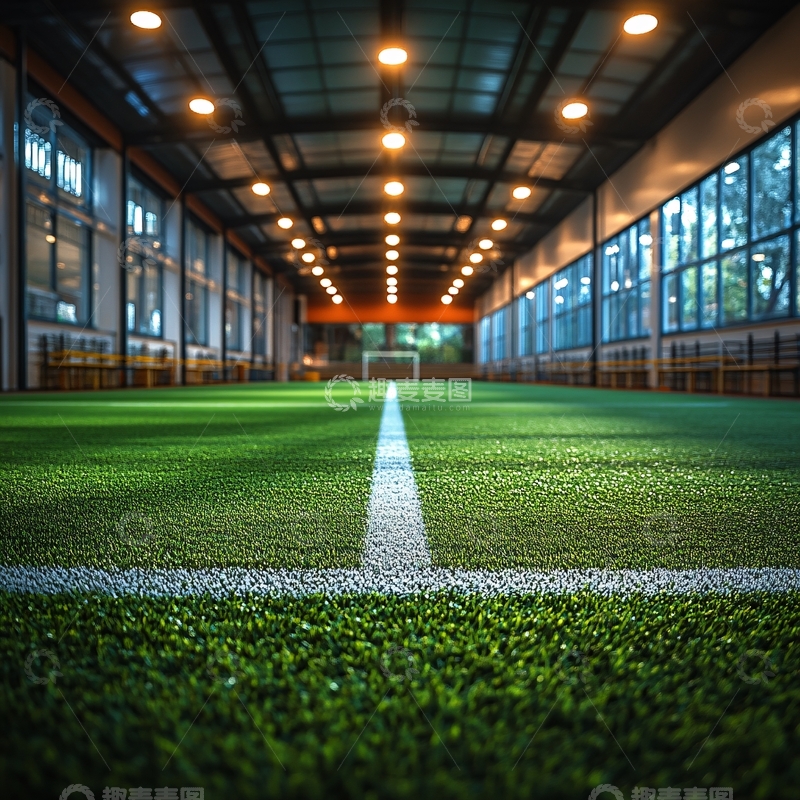 高清大图下载【趣麦麦图】室内足球场