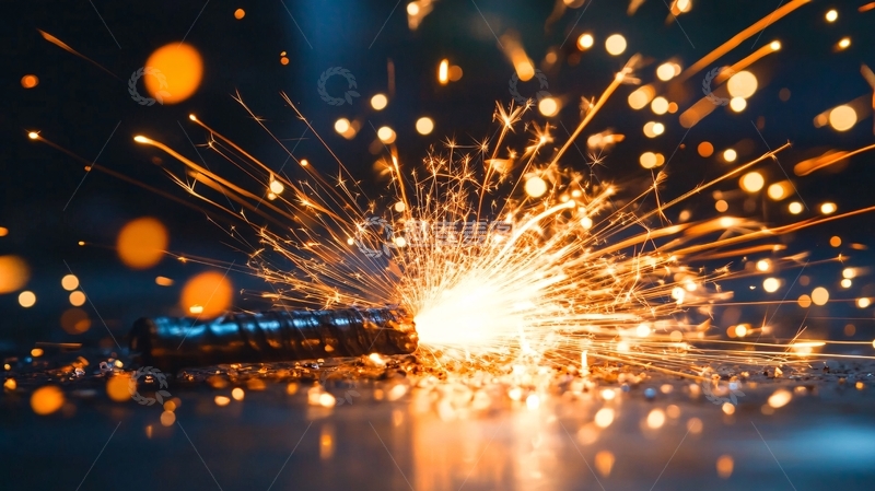 高清大图下载【趣麦麦图】激光火花